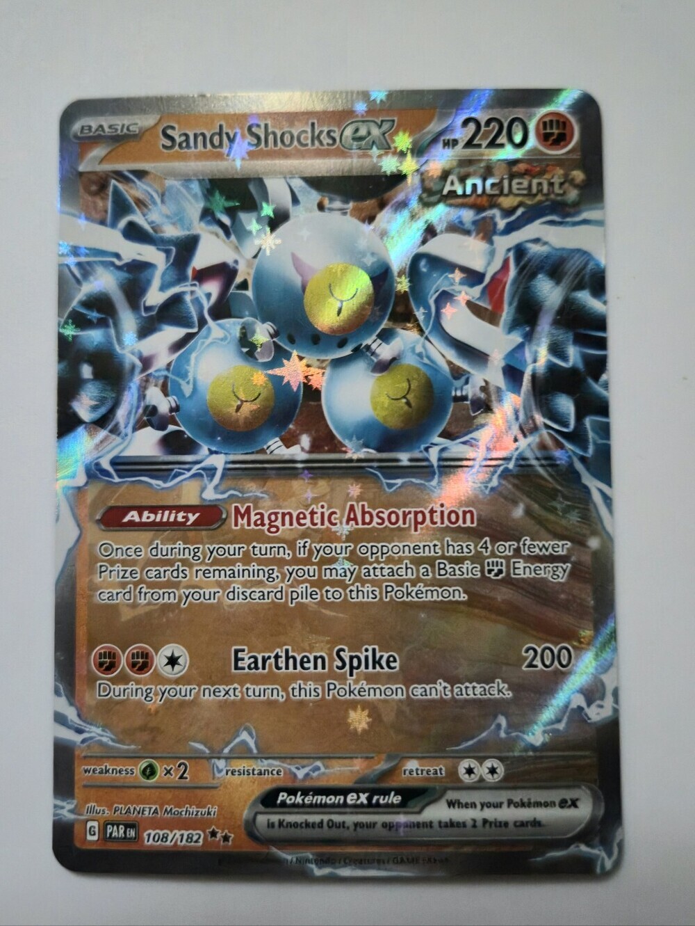 Sandy Shocks ex [Holo] #108 Pokemon Paradox Rift Holo Card